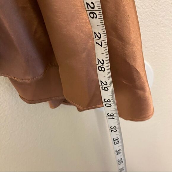 Weissman Elite dance costume dress bronze appliqué Your Love D13084 Adult XSA - Picture 9 of 12